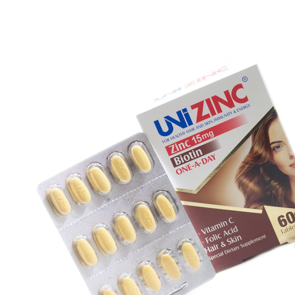 قرص یونی زینک آبیان دارو 60 عدد- ABIAN DAROU UNIZINC TABLET
