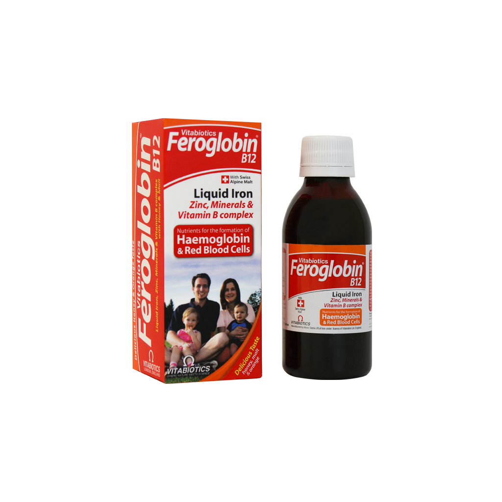 شربت فروگلوبین ب12 ویتابیوتیکس 200 میلی لیتر -VITABIOTICS FEROGLOBIN B12 LIQUID 200ML