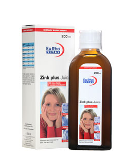 شربت زینک پلاس یورو ویتال200 میلی  -EURHO VITAL ZINK PLUS JUIS 200 ML
