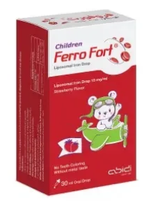 قطره آهن لیپوزومال فروفورت کودکان عبیدی-FerroFort Drop ABIDI