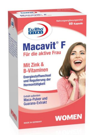 کپسول ماکاویت اِف یوروویتال مخصوص بانوان 60 عدد- Macavit F Eurhovital