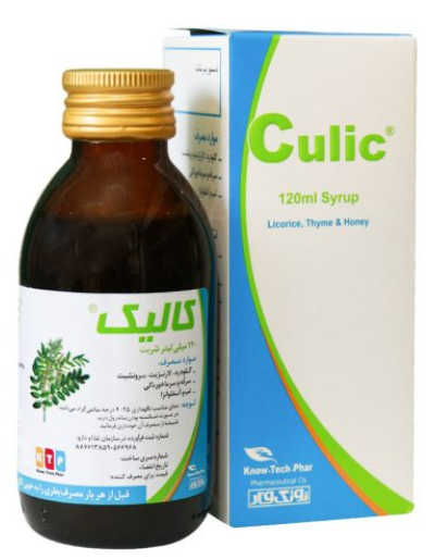 شربت گیاهی کالیک نوتک فار 120 میلی لیتر -Know Tech Phar CULIC syrup 120 ml