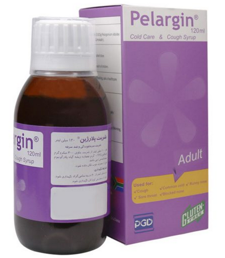 شربت پلارژین  بزرگسال پارس گیتا دارو120 میلی لیتر-PARS GITA DAROU PLARGIN ADULT SYRUP 120 ML