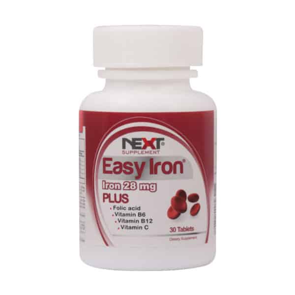 قرص ایزی آیرون پلاس نکست ساپلمنت 30 عدد -NEXT SUPPLEMENT EASY IRON PLUS 30 TAB