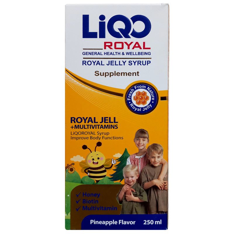 شربت لیکو رویال ژلی ابیان فارمد 250 میلی لیتر  -ABIAN PHARMED LIQO Royal Syrup 250 ml