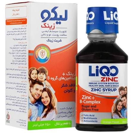 شربت لیکو زینک ابیان فارمد 250 میلی لیتر  -ABIAN PHARMED LIQO ZINC Syrup 250 ml