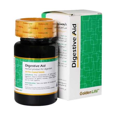 دایجستیو اید گلدن لایف 30 عدد-DIGESTIVE AID GOLDEN LIFE