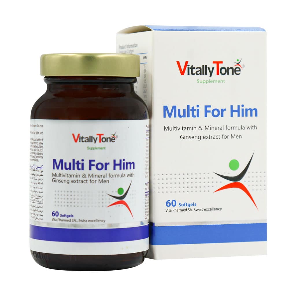 مولتی فور هیم ویتالیتون 60 عدد-Multi For Him Vitally Tone