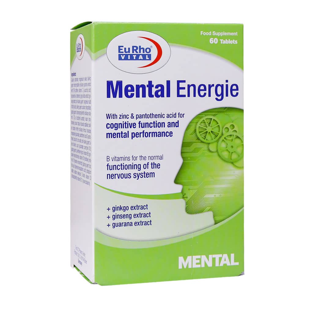 منتال انرژی یوروویتال 60عدد-Mental Energie Eurhovital