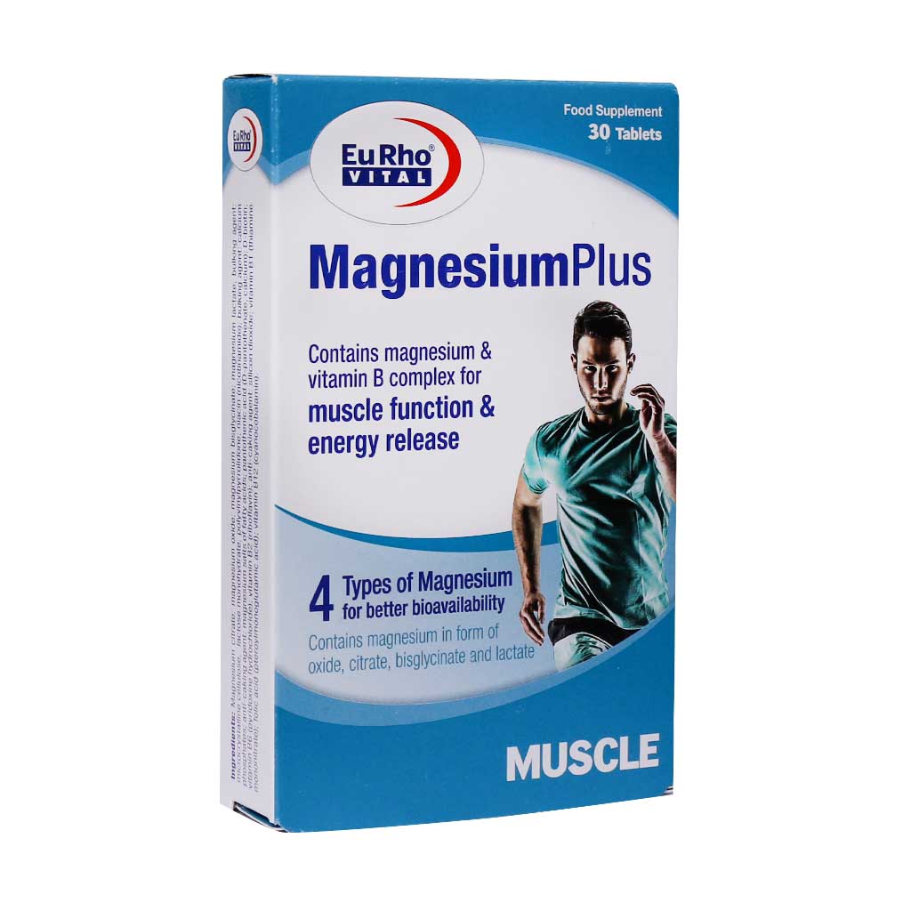 منیزیم پلاس یوروویتال 30عدد- MagnesiumPlus Eurhovital