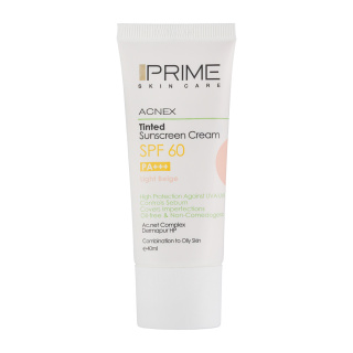 کرم ضد آفتاب رنگی SPF60 بژ روشن پریم