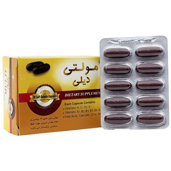 سافت ژل مولتی دیلی  دانا 30 عدد - DANA MULTI DAILY 30 SOFTGEL